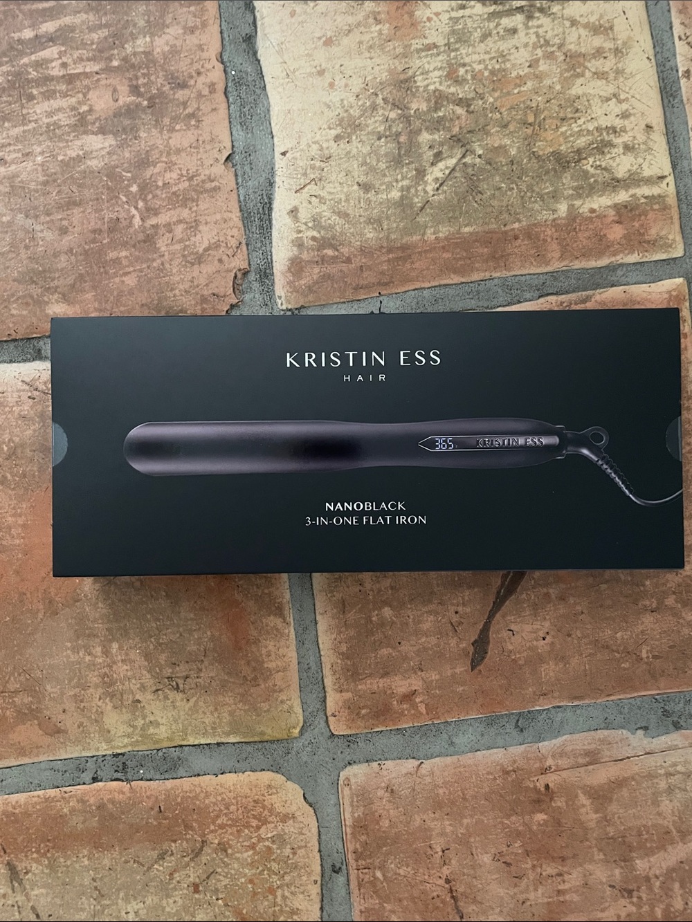 NANOBLACK 3-In-One Ceramic Curling Flat Iron Hair Straightener